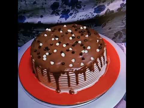 chocolate cake 🎂🥮 #chocolate #cake #homemade #music #love #nasrin