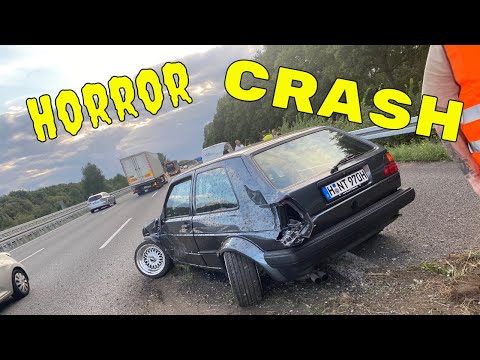 Er überlebte einen Horror Crash auf der Autobahn - Der Abschied vom VW Golf 2 G60 Umbau Projekt