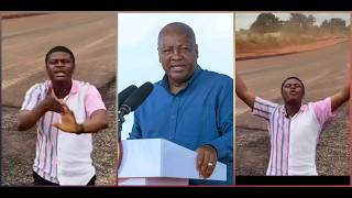HUSSEIN IBRAHIM JUNIOR SAMMY GYAMFI ON ROAD FROM SANTASE ROUNDABOUT TO BEKWAI ROUNDABOUT BY PREZ JM.
