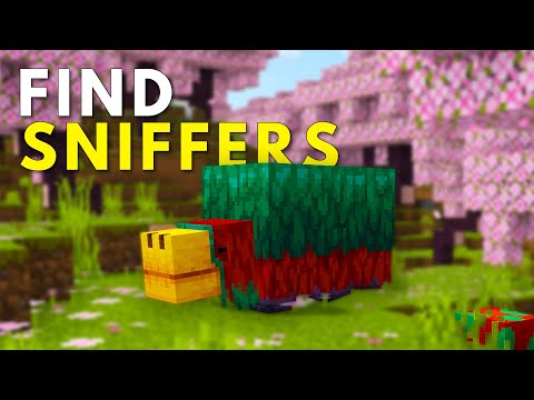 How To Easily Find SNIFFERS In Minecraft Bedrock