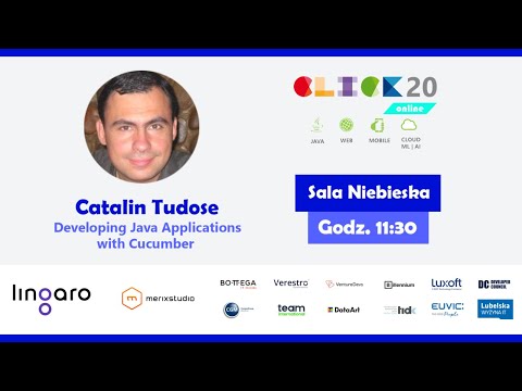 🟦 LIVE: Developing Java Applications with Cucumber - Catalin Tudose