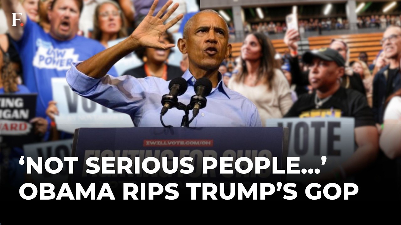 'Nobody Asked For This', Obama Hits Trump Over Broken Promises, Prices and Iran War | U.S. Midterms