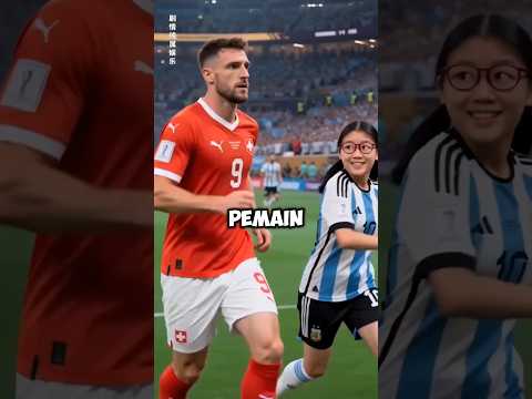 menggunakan AI biyar di kira pernah nonton piala dunia #shorts #shortvideo