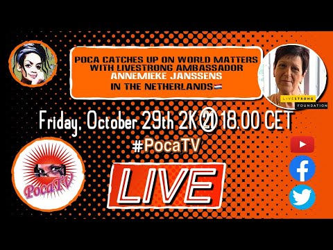 PocaTV LIVE! Se01E10 - Special guest - Annemieke Janssens - 29Oct2K21