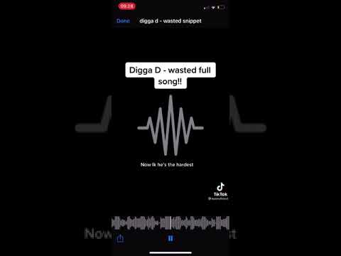 Digga D - Wasted (Unreleased)#Leaked #Exclusive