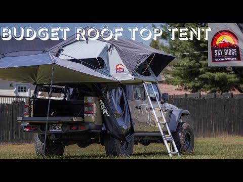 I BOUGHT THE CHEAPEST ROOF TOP TENT ON AMAZON! BODYARMOR4x4 JEEP GLADIATOR OVERLAND