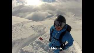 preview picture of video 'Off piste skiing Verbier early december 2012'