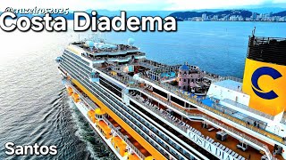 COSTA DIADEMA cruzeiro navio  Brasil viagem cruise Brasil  @navios2025  2025  ship google drone