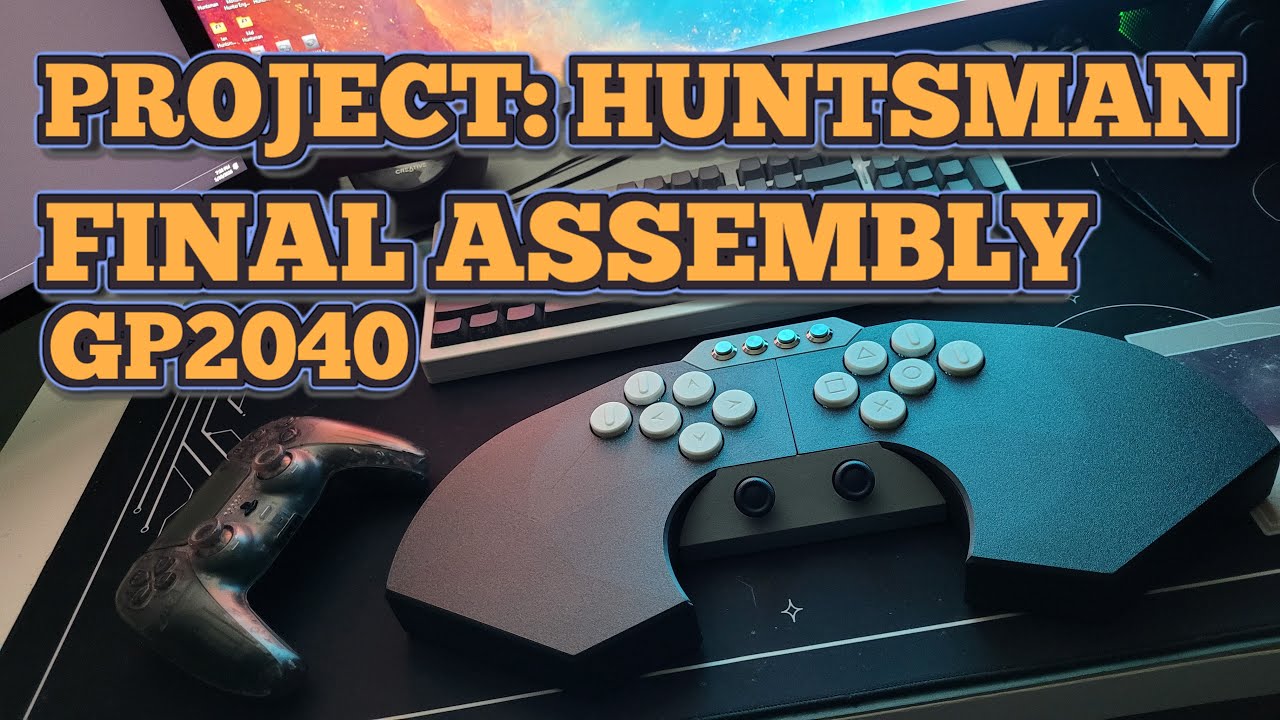 Project Huntsman: 6a. FULL GP2040 HUNTSMAN ASSEMBLY