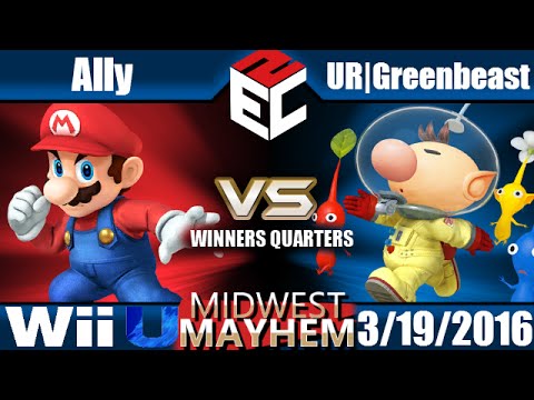 Midwest Mayhem – Ally (Mario) vs. UR l GreenBeast (Olimar) – WQ