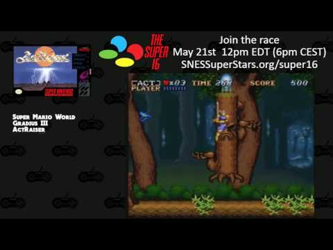 SNES Super Stars 2017 [FINALE] - Super 16 Announcement and Clips