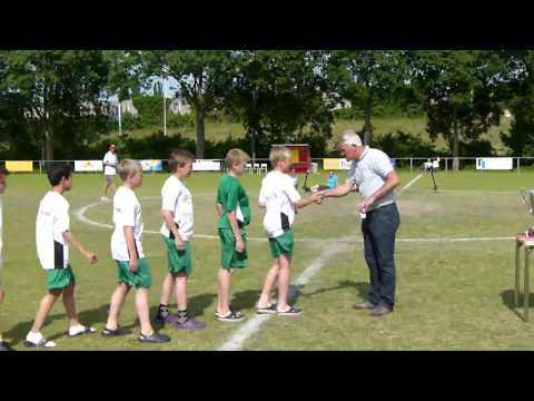 Sporting'70 Internationaal D1 Jeugdtoernooi, 4 juni 2011. Prijsuitreiking.