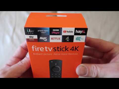 Fire TV Stick 4K Ultra HD with Alexa Voice Remote | streaming media player Unboxing