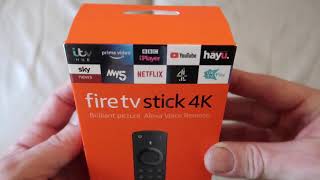 Fire TV Stick 4K Ultra HD with Alexa Voice Remote | streaming media player Unboxing