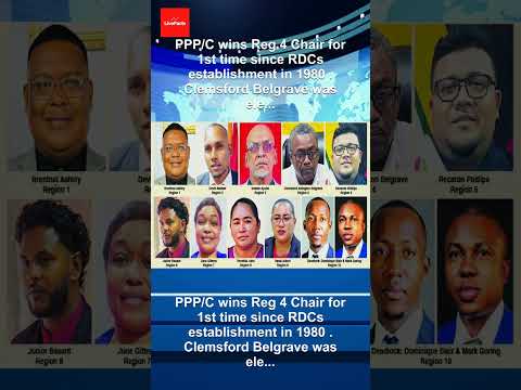 PPP/C wins Reg 4 Chair for 1st time since RDCs establishment in 1980