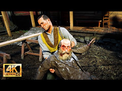 Red Dead Redemption 2 : Torturing and Brutal Killing People Vol.2 [4K]