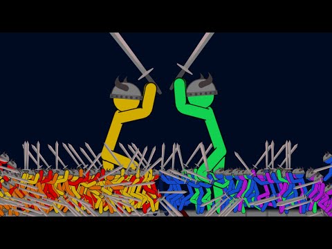 Stickman 3v3 Bridge Clash  ~ Medieval Ages Battle Fight