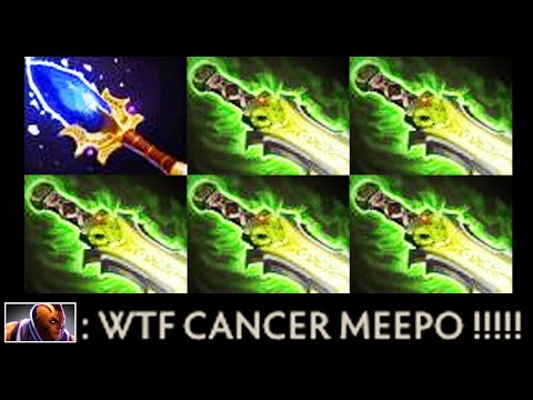 WTF 5x Ethereal Blade - CANCER MEEPO IS BACK Crazy Build Counter Am Fun Immortal Dota 2 Pro Gameplay