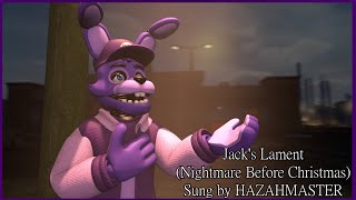 HAZAH Sings Jacks Lament || Nightmare Before Christmas Cover