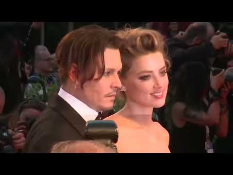 Johnny Depp and Amber Heard at 72nd Venice Film