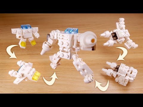 LEGO brick transformer robot tutorial Rescue boy power up suit #LEGO #MOC #レゴ変形ロボ #レゴアイデア #레고변신로봇