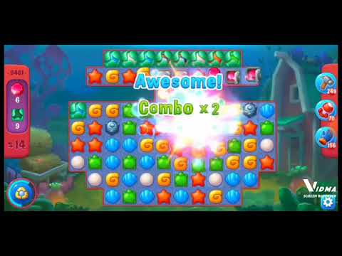 Fishdom. 9481 hard level no boosters and diamonds. 19 moves