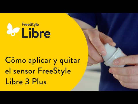 Cómo aplicar y quitar el sensor FreeStyle Libre 3 Plus
