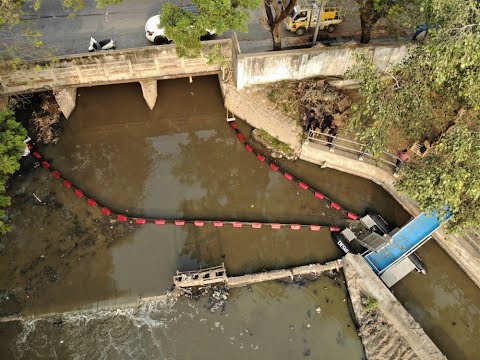 Limpeza do Lago Hussain Sagar - Uma iniciativa liderada pela HMDA em parceria com WRI Índia e DESMI