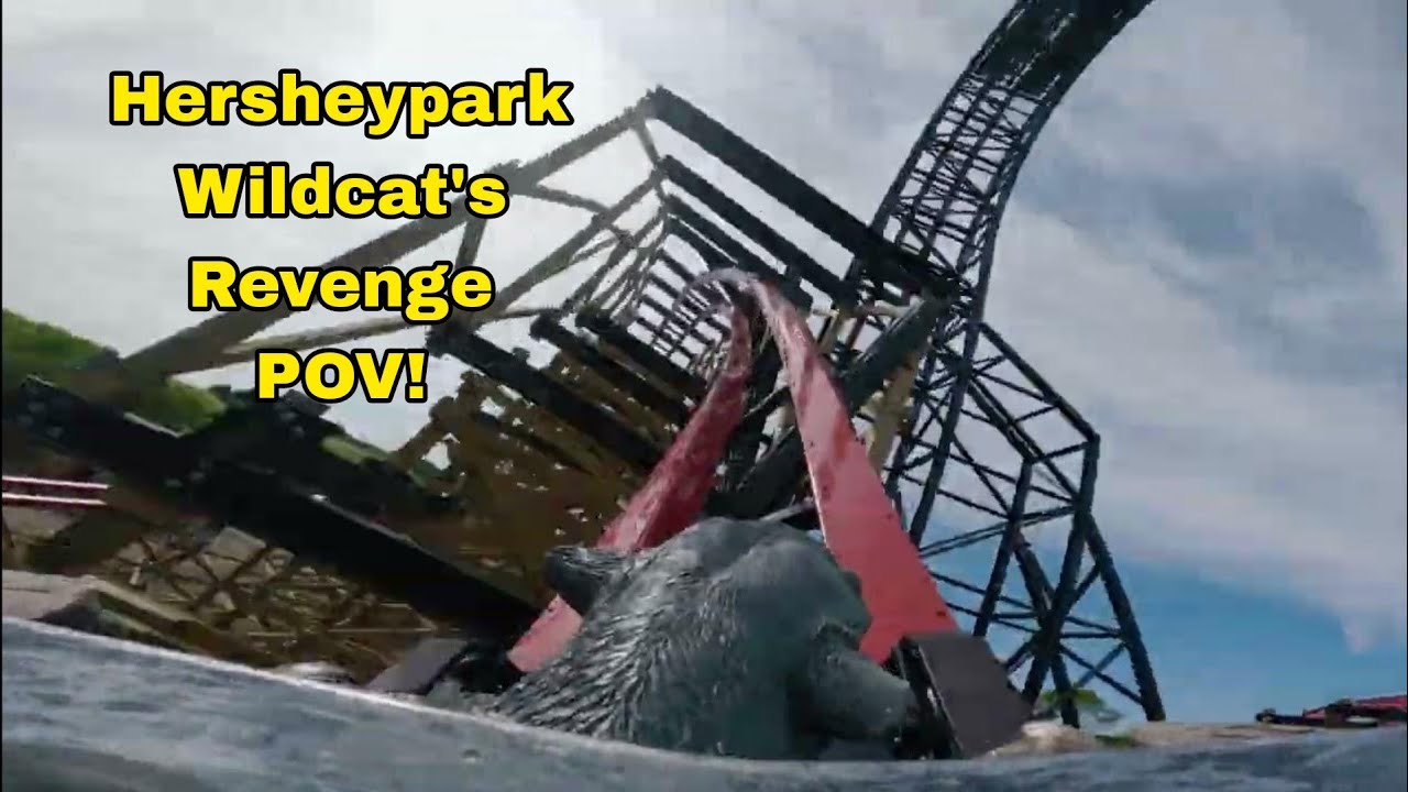 New for 2023 Hersheypark Wildcat’s Revenge Roller Coaster POV!
