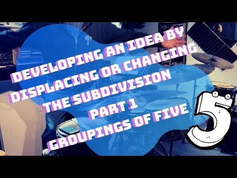 Ari Hoenig - Developing an idea by displacing or changing the subdivision: Part 1 -   Groupings of 5
