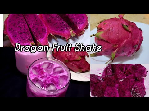How To Make Dragon Fruit Drink | Dragon Fruit Milk Shake | Pitaya | Fruit shake | Milk Shake