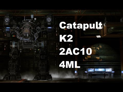 MechWarrior Online : CPLT-K2 "Dual 10" (2x AC10, 4x MLas, XL295)