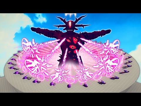 WHO CAN SURVIVE IN THE CIRCLE vs 100x NEON SNIPER | TABS - Totally Accurate Battle Simulator