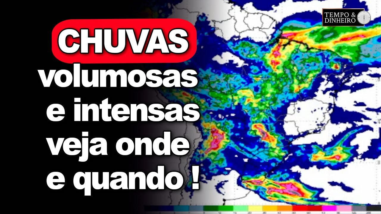 Chuvas volumosas e intensas se espalham por todo o Brasil. Bolha de calor permanece