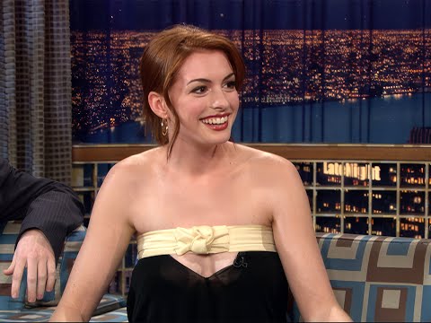 Anne Hathaway on "The Princess Diaries" | Late Night with Conan O’Brien
