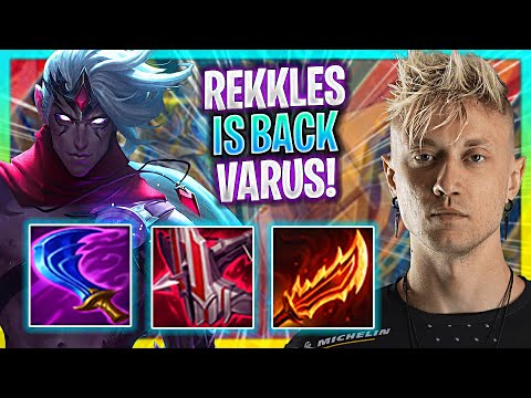 REKKLES BRINGS BACK VARUS! | FNC Rekkles Plays Varus ADC vs Kai'sa! | Season 2023