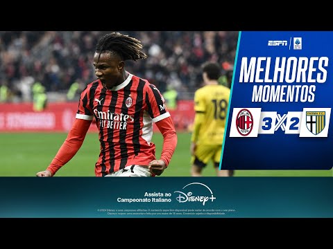 Gols e lances de Milan x Parma