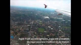 preview picture of video 'Landing at Yogyakarta Adi Sucipto International Airport'