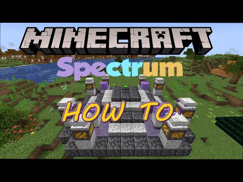 Minecraft Spectrum mod - How to guide 1.18.1