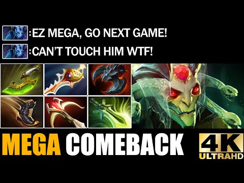 Crazy Standing & Shooting 10 Items Final Boss Medusa Defend Mega - Epic Comeback 7.29 Dota 2