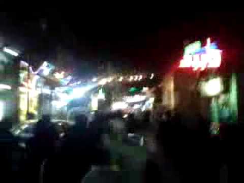 مظاهرة مسائية في منطقة الجزماتية في حي الميدان في مدينة دمشق في أحد "الشهيد مصطفى جركس"