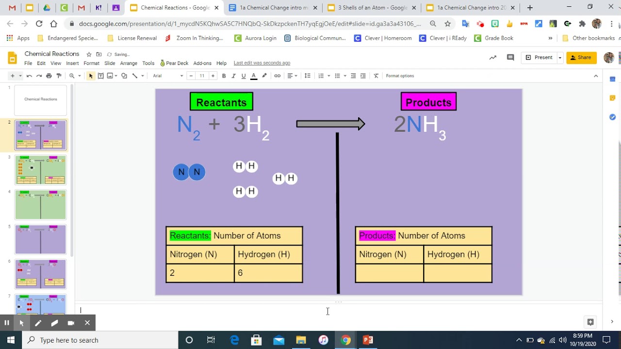 Chemical Reaction Simulation Final