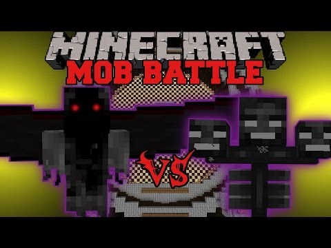 DEMON ANGEL VS. WITHER BOSS - Minecraft Mob Battles - Mists of Riov Battle