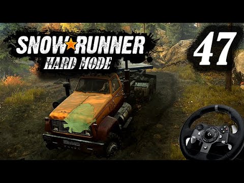 SnowRunner - Hard Mode - Land Train To Cargo Ship - Episode 47