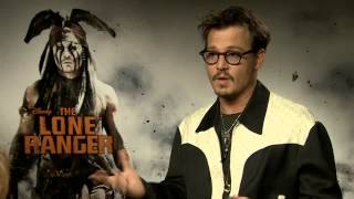 The Lone Ranger: Video interview with Johnny Depp