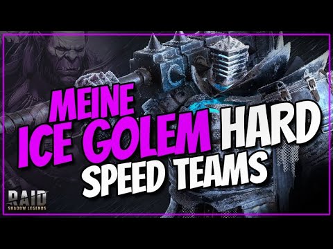 Raid: Shadow Legends | Meine Ice Golem Hard Speed Teams - Artak das Biest