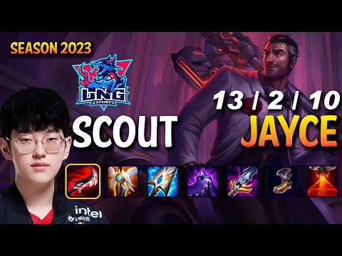 LNG Scout JAYCE vs AKALI Top - Patch 13.17 KR Ranked