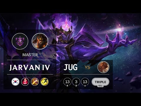 Jarvan IV Jungle vs Taliyah - KR Master Patch 9.17