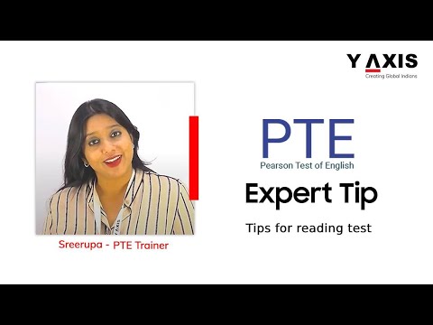 Best tips for reading test from Y Axis PTE coach Sreerupa