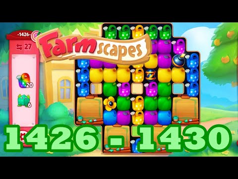 Farmscapes Level 1426 - 1430 HD Gameplay Walkthrough | 3 - match game | android | 1427 | 1428 | 1429